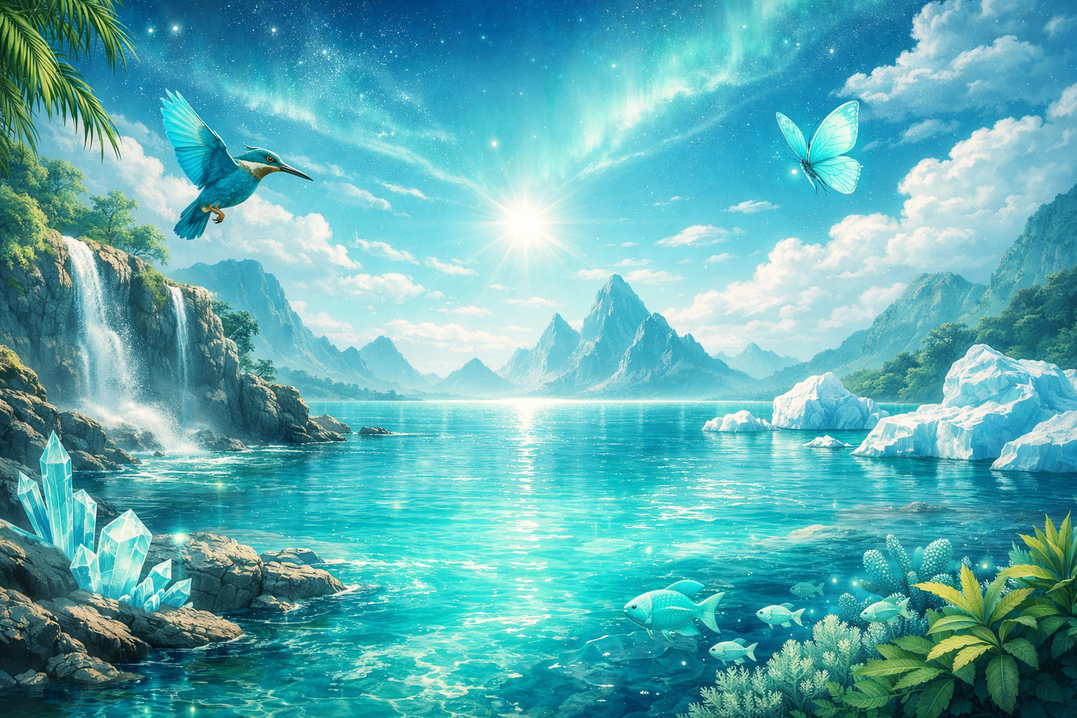 Cyanová: Science and Symbolism of Blue-Green Hue Illuminated