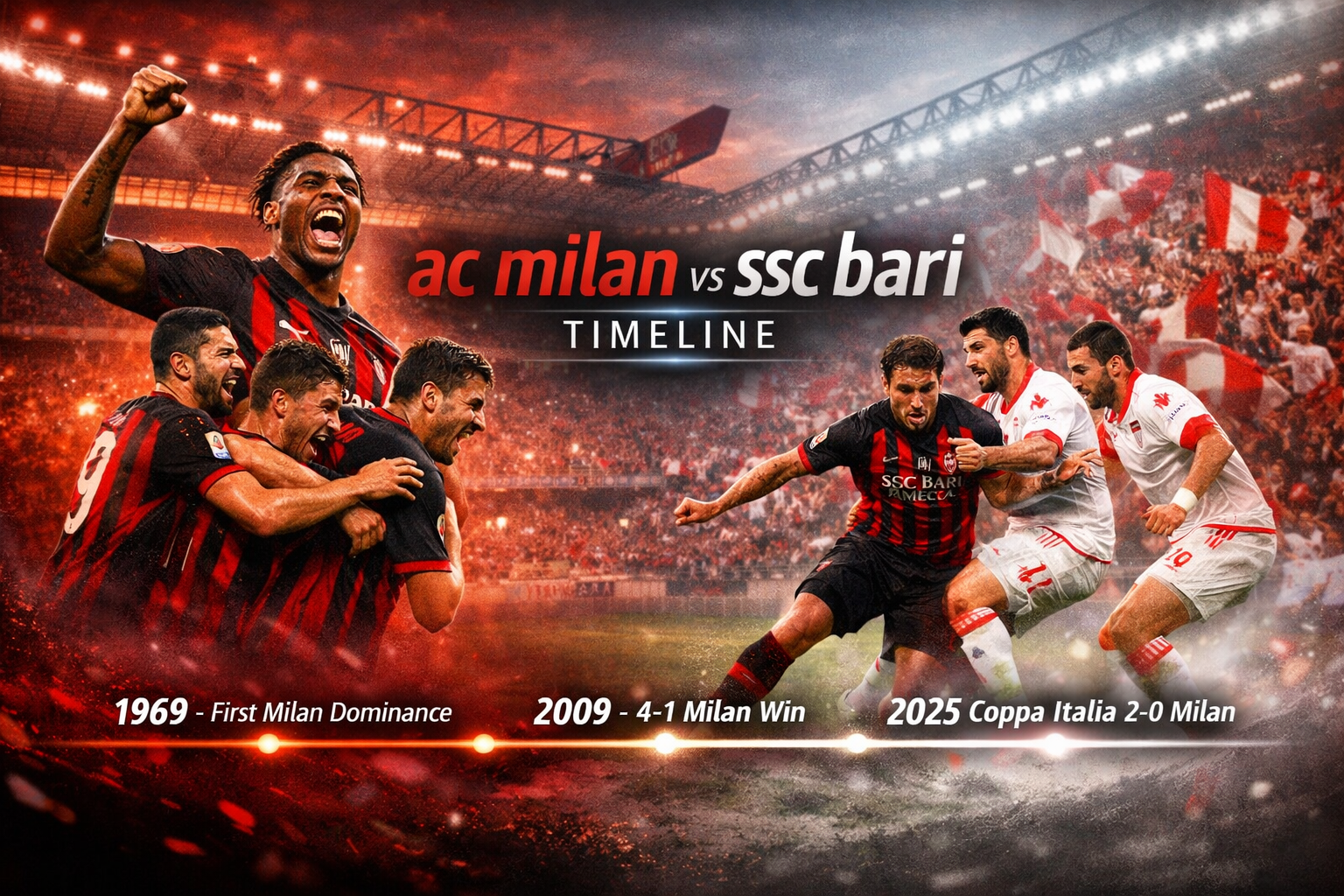 ac milan vs ssc bari timeline: A Historic Rivalry Legacy Saga