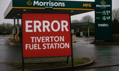 Tiverton Fuel Station Error: Morrisons Petrol Mix-Up, Driver Costs