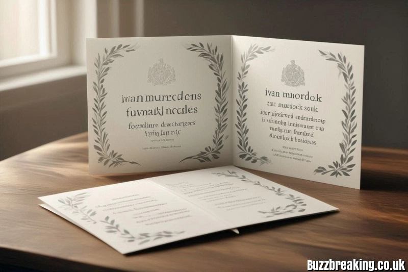 Ivan Murdock Funeral Notices