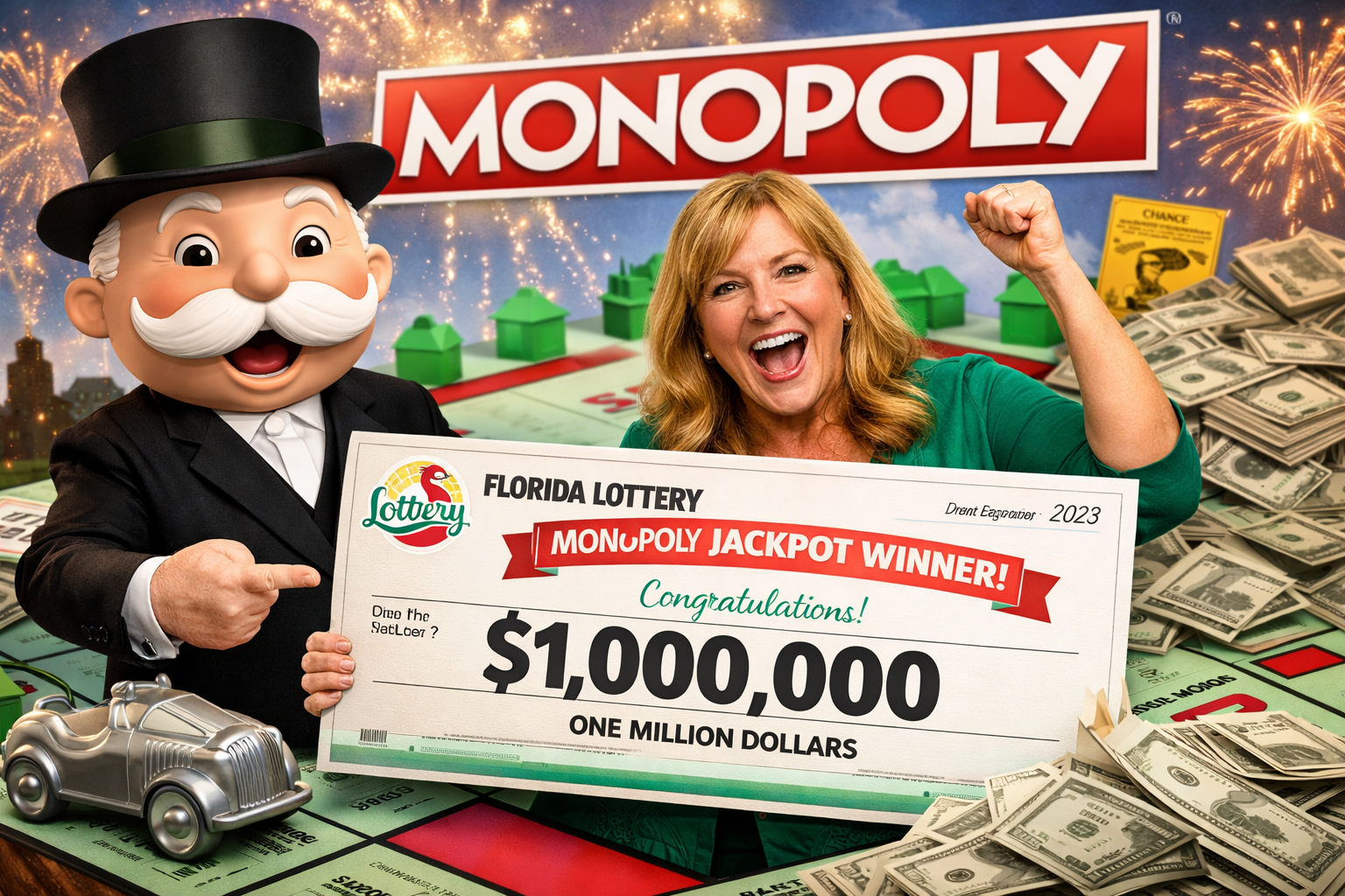 Florida Woman Wins Monopoly Lottery in Unlikely Turn