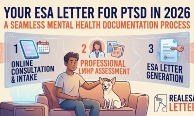 ESA Letter for PTSD 2026 | RealESAletter.com Guide