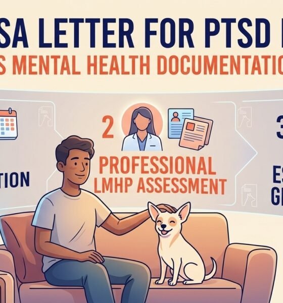 ESA Letter for PTSD 2026 | RealESAletter.com Guide