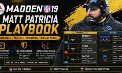 madden 19 matt patricia playbook
